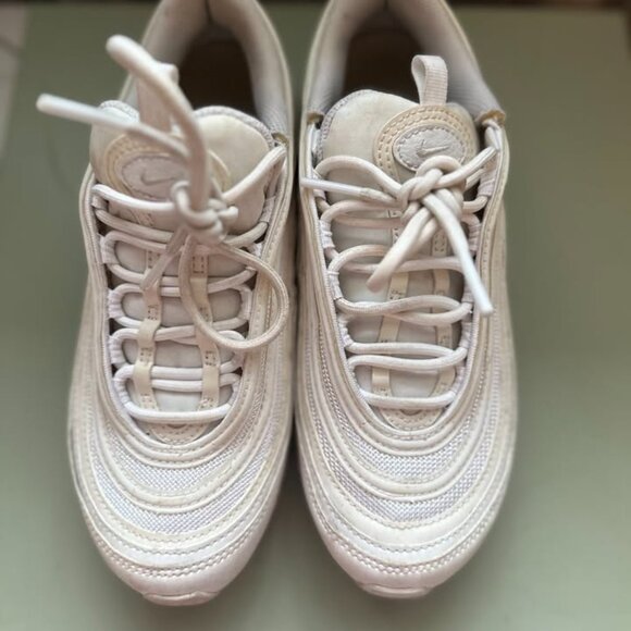 Triple White Nike Air Max 97 Women's Size 7 - Picture 9 of 12